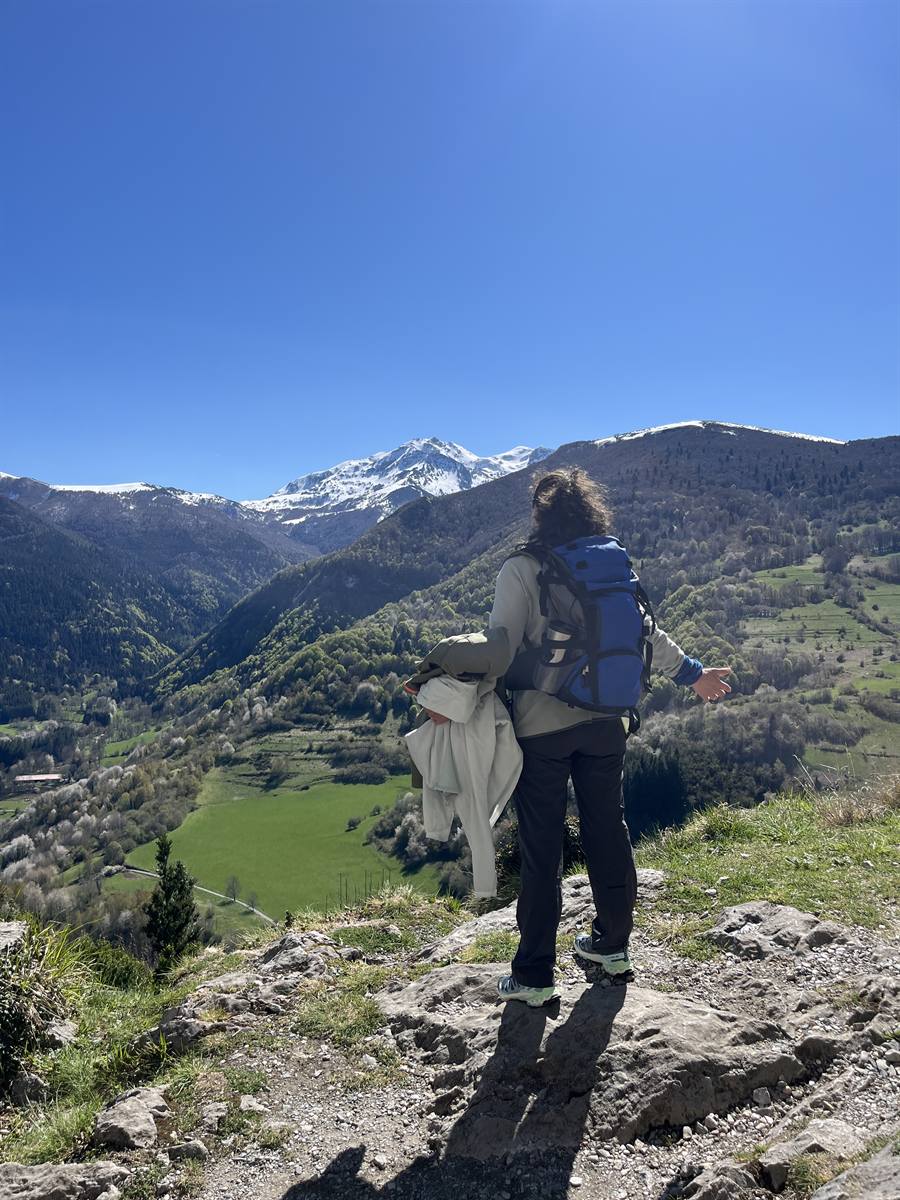 Aussicht genießen am Montségur